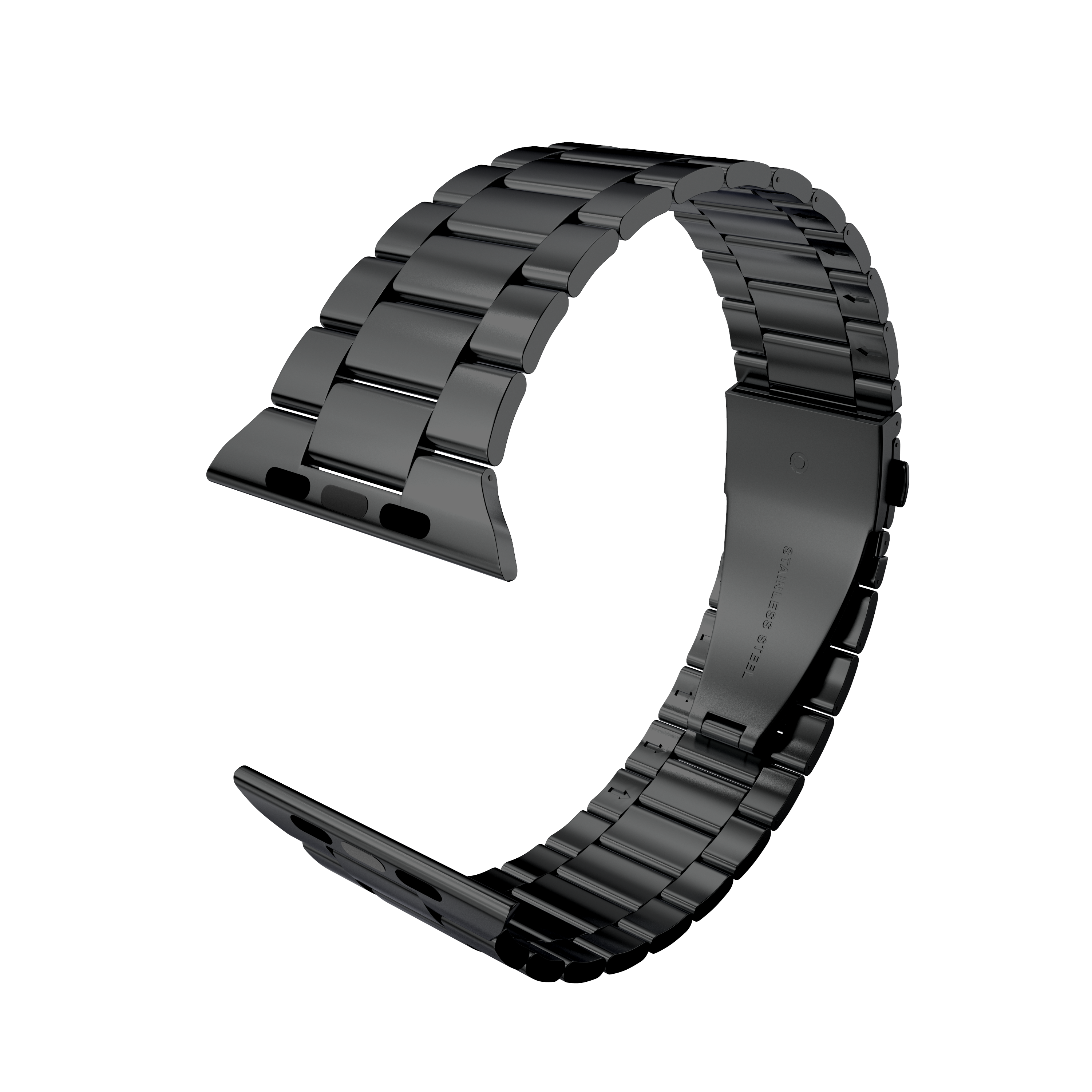 Premium Stainless Steel Watch Band for Apple Watch — 38-45mm Series, Men & Women, Luxury Metal Replacement Strap