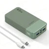 35W Waterproof Power Bank 10000mAh with LED display for iPhone/Galaxy