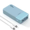 35W Waterproof Power Bank 10000mAh with LED display for iPhone/Galaxy