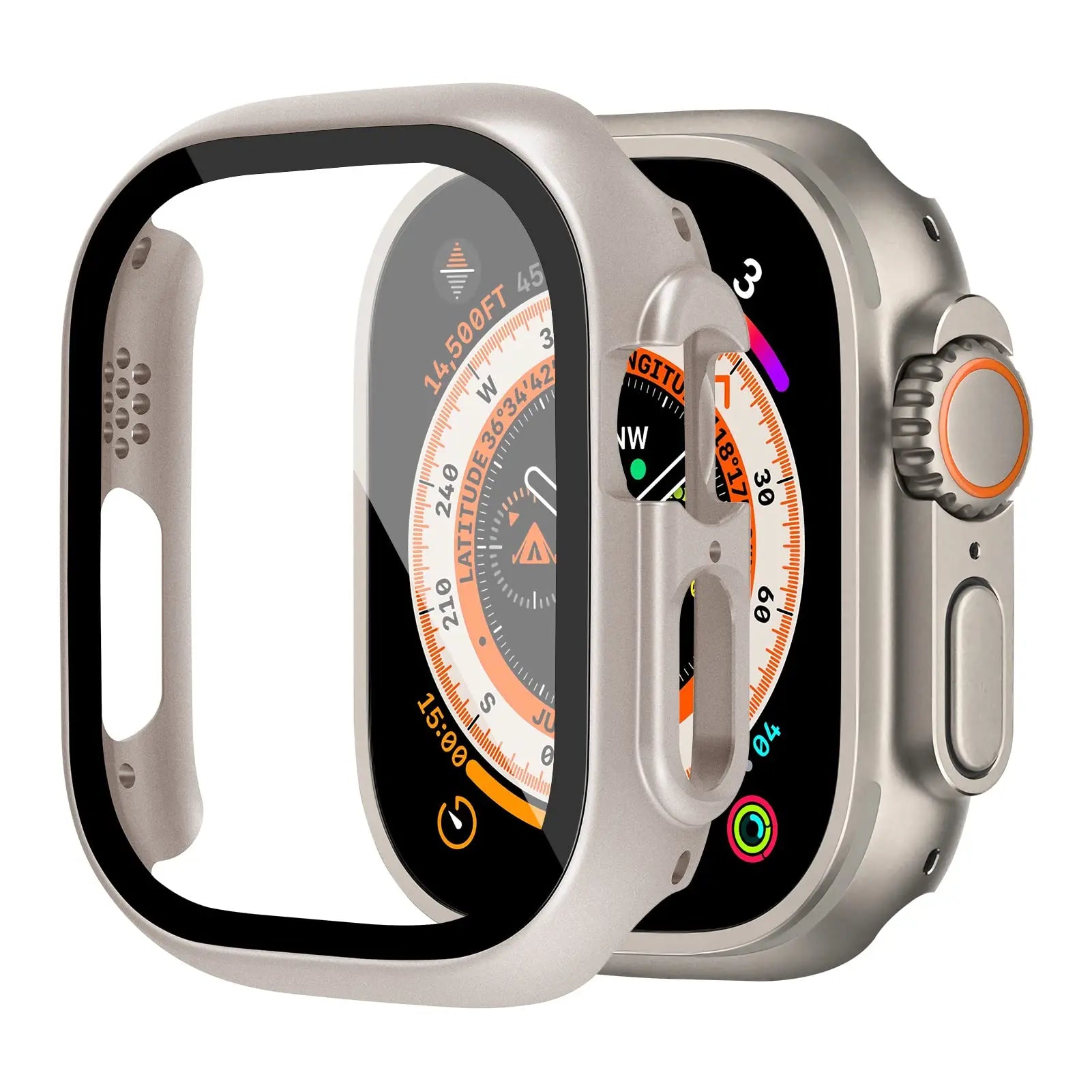 49mm Case for Apple Watch Ultra: Bumper + Glass Cover