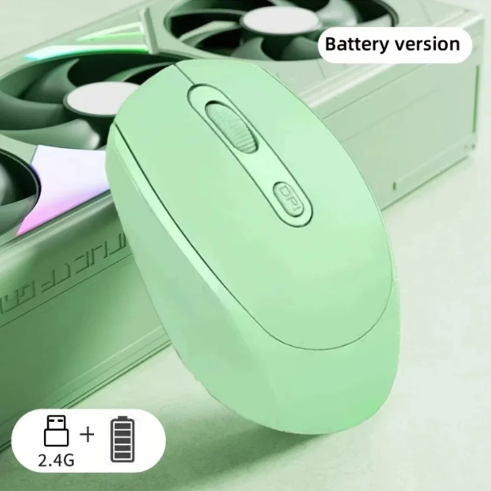Bluetooth/2.4GHz Dual-Mode Wireless Mouse — Ergonomic, USB Receiver Included