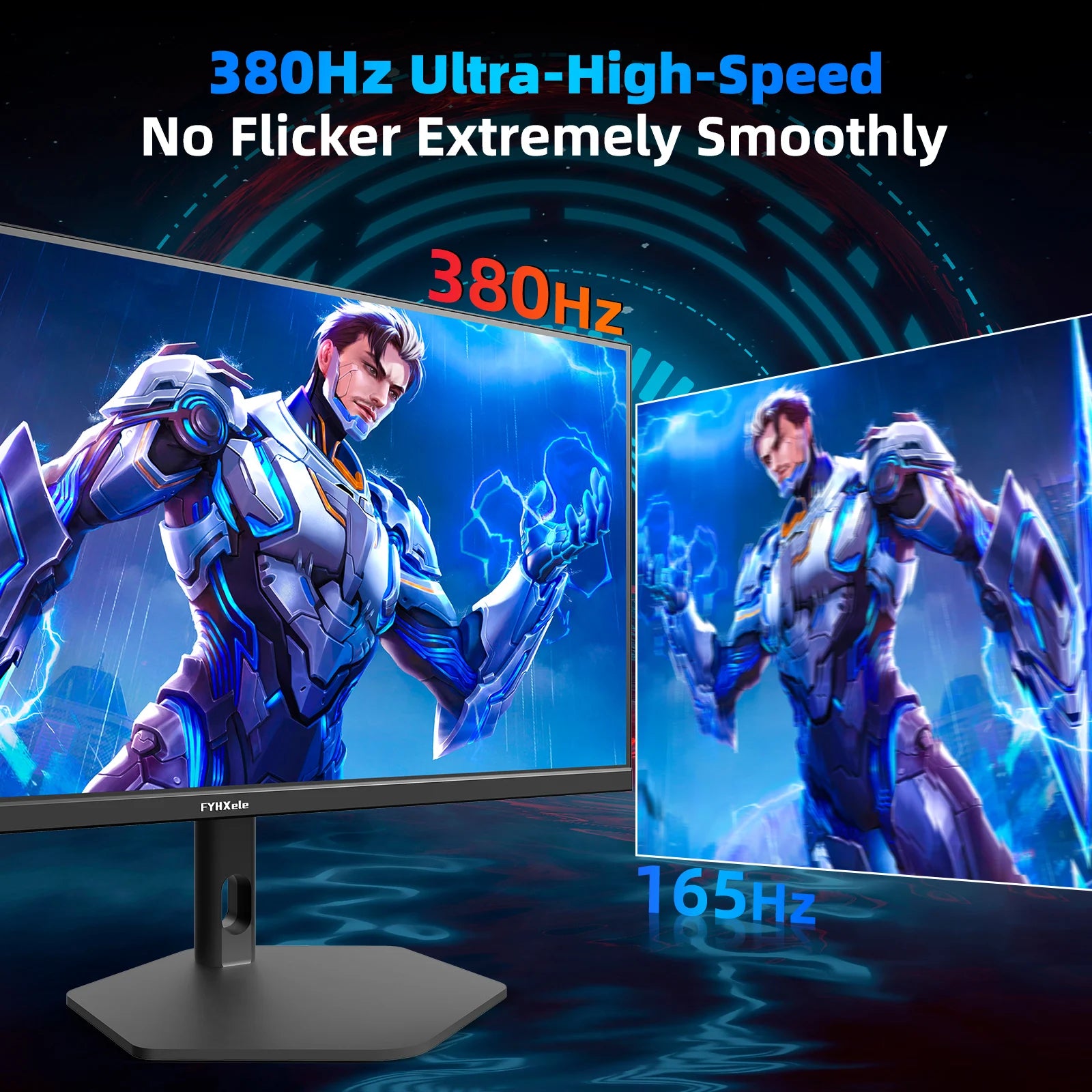 27 Inch 380Hz FHD IPS Gaming Display 0.5ms GTG Computer Monitor FreeSync HDR VESA Vertical Adjust