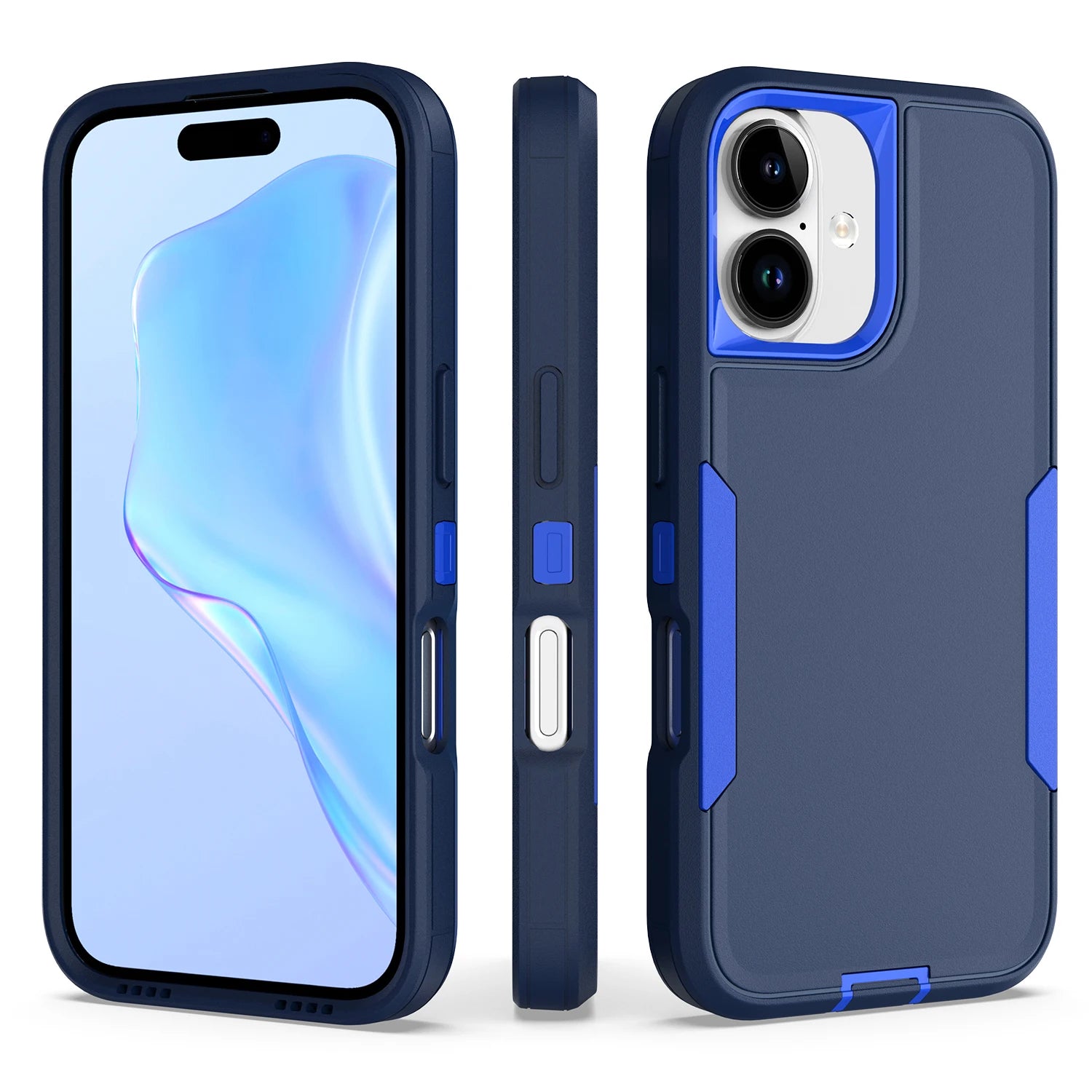 Heavy Duty 2-in-1 Armor Case for iPhone 11–17 Pro Max – Shockproof Anti-Scratch TPU Cover