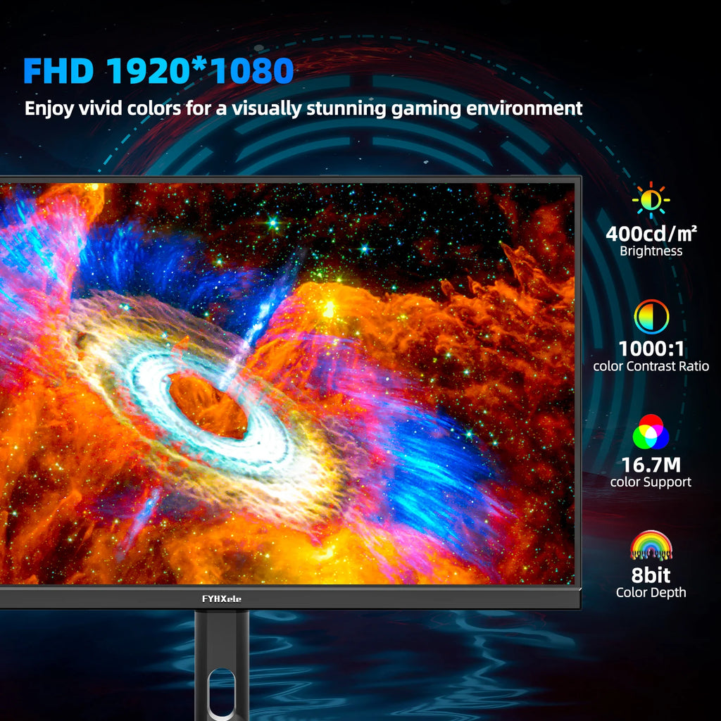 27 Inch 380Hz FHD IPS Gaming Display 0.5ms GTG Computer Monitor FreeSync HDR VESA Vertical Adjust