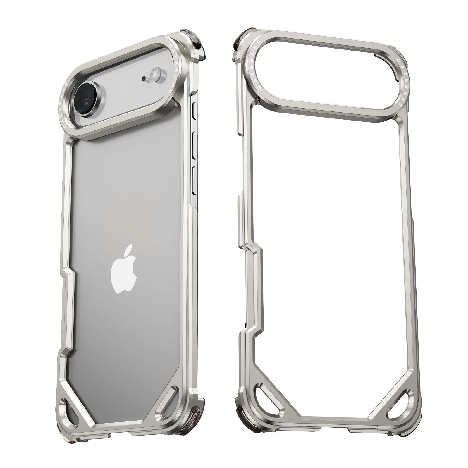 Ultra-thin Metal Phone Case for iPhone 17 Pro/Pro Max/17/14/15/13/12/11/Air — Minimalist Protective Case with Wireless Charging Support