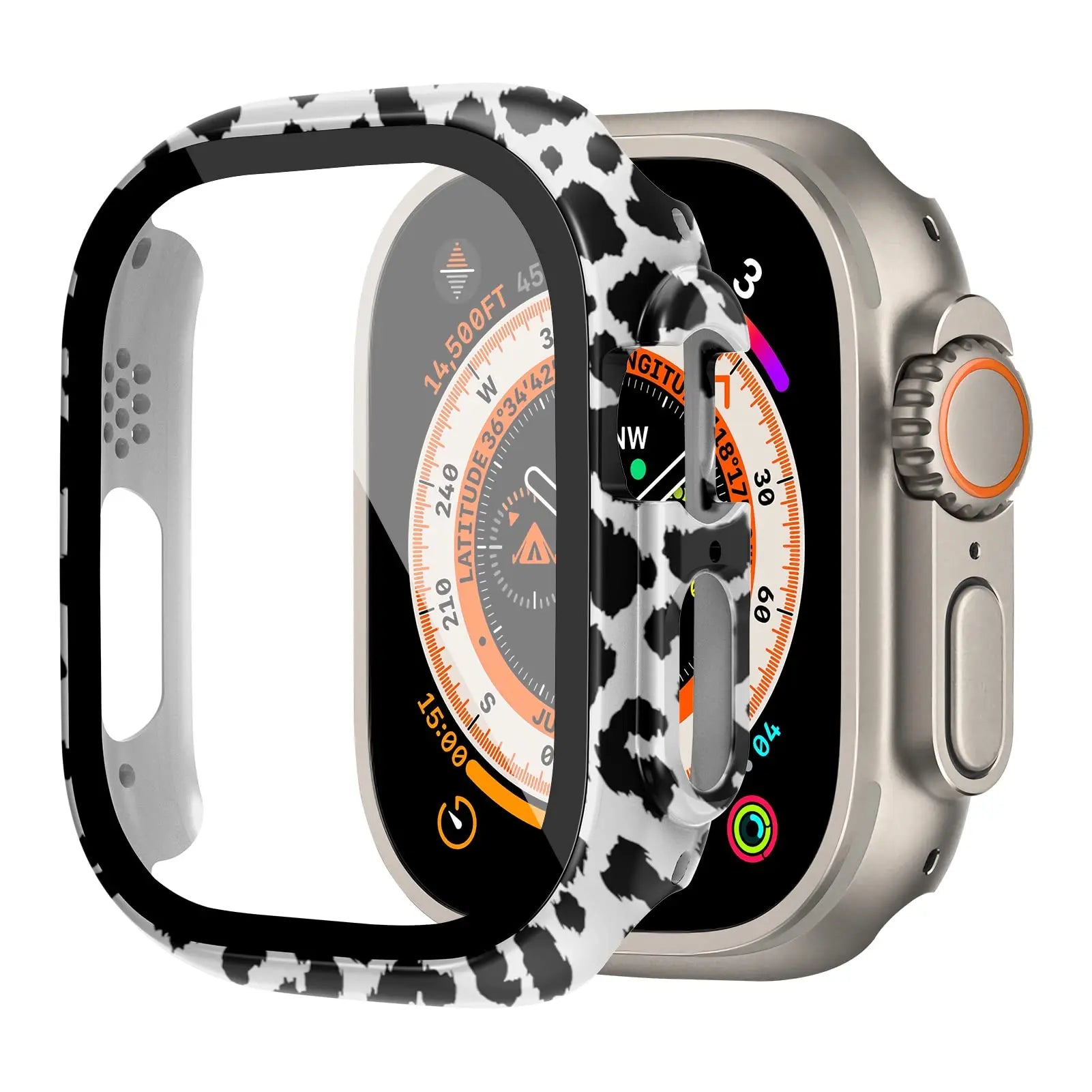 49mm Case for Apple Watch Ultra: Bumper + Glass Cover
