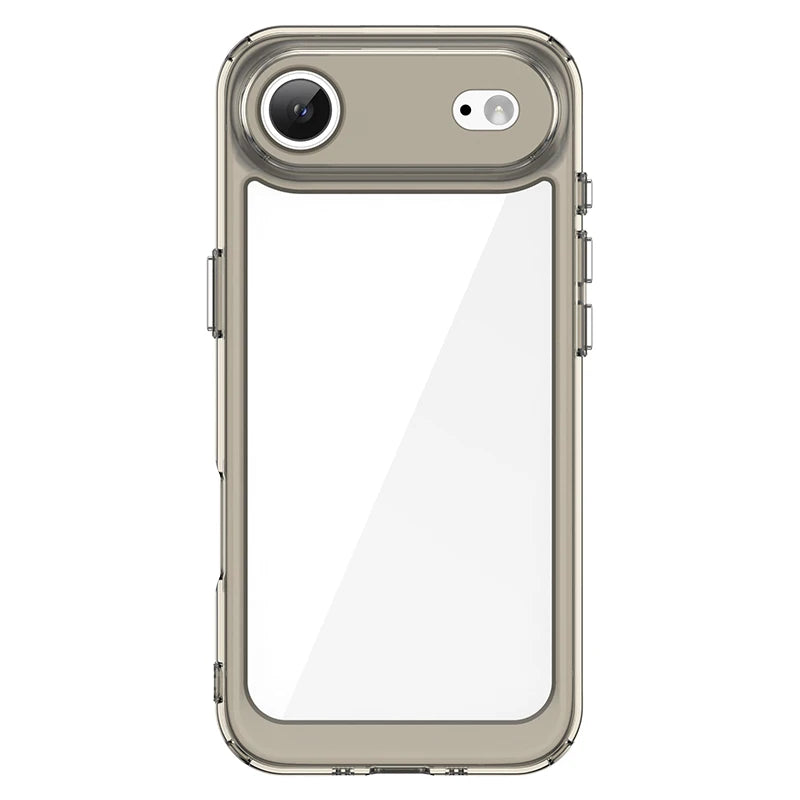 iPhone 17 Air Transparent TPU Case — Durable Hard Shell, Frosted Translucent, Fits iPhone 17 Pro Max