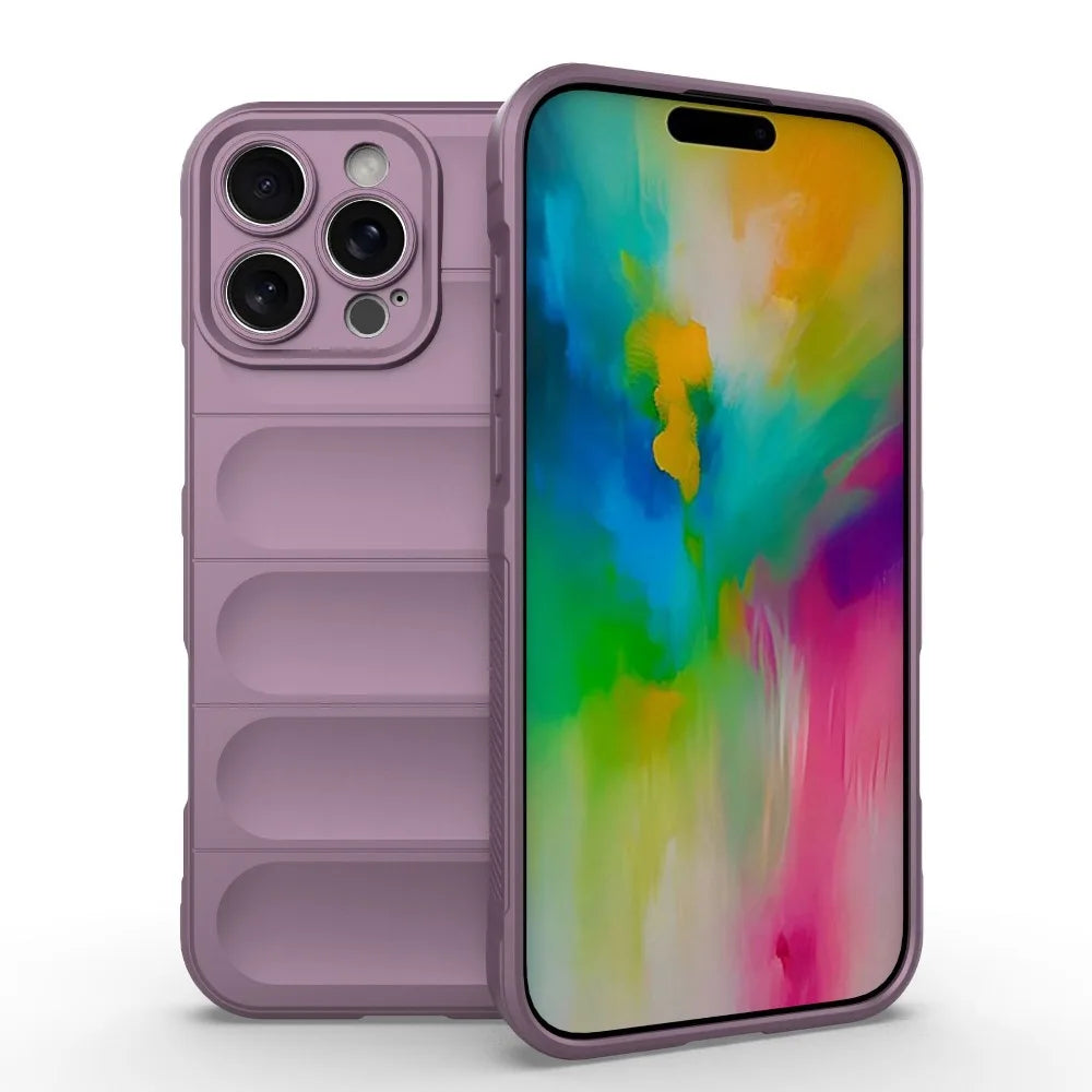 Anti-Fall Silicone Back Cover for iPhone – Soft Case for Air 16E through 17/16/15/14/13/12/11 Pro Max XS X 7 8 Plus