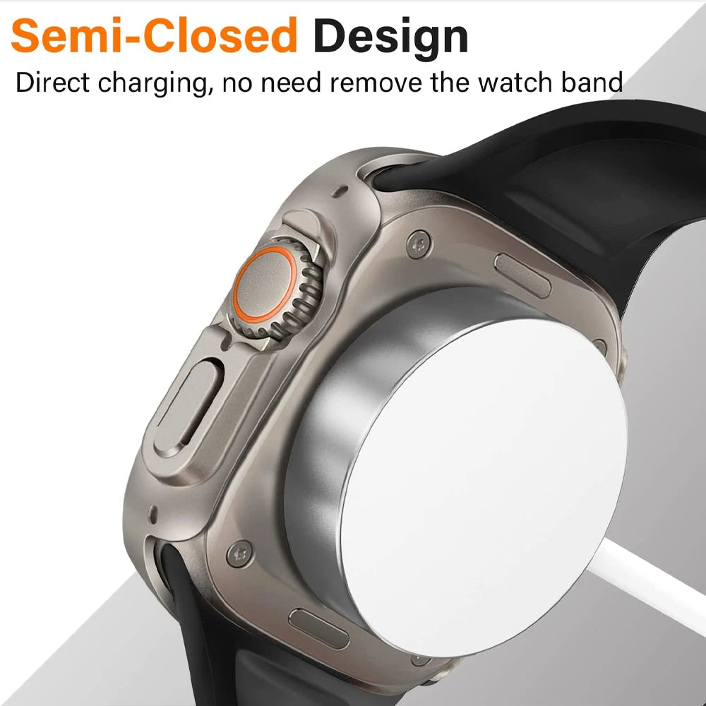 Apple Watch Ultra 49mm Screen Protector Kit: PC Bumper + Glass