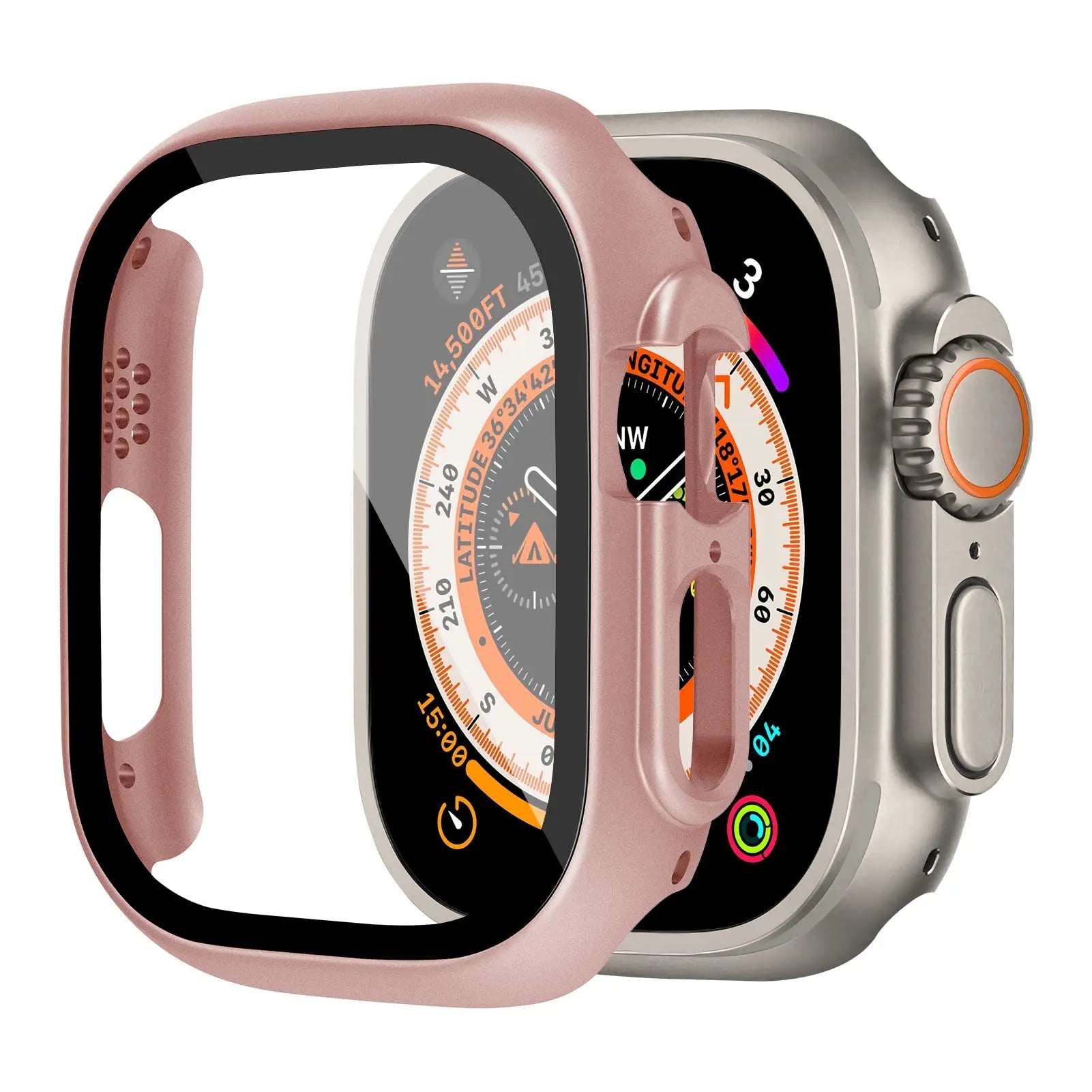 49mm Case for Apple Watch Ultra: Bumper + Glass Cover
