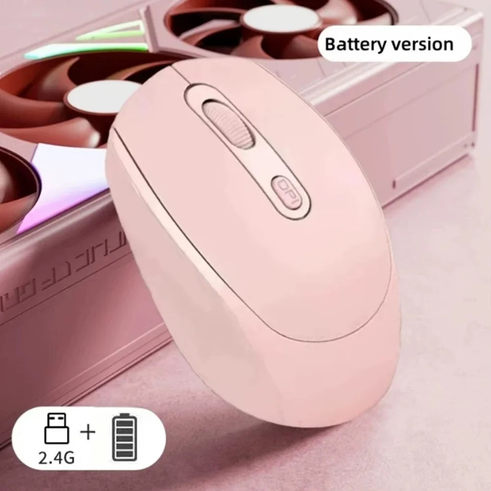 Bluetooth/2.4GHz Dual-Mode Wireless Mouse — Ergonomic, USB Receiver Included