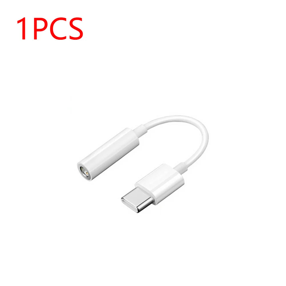 Type-C Audio Cable & Headset Adapter – 10cm Earphone Converter for Smartphone, 3.5mm Jack & Portable Accessories