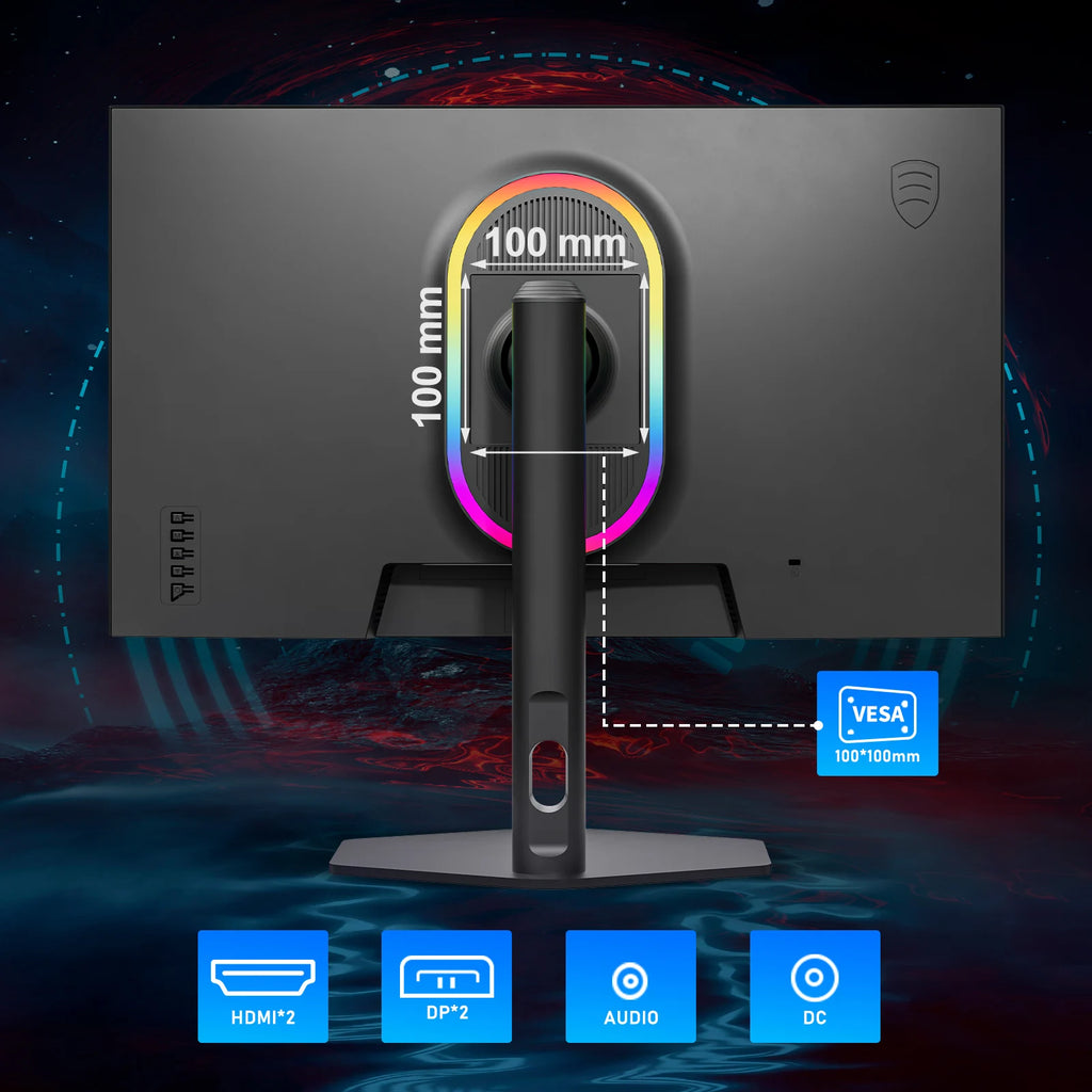 27 Inch 380Hz FHD IPS Gaming Display 0.5ms GTG Computer Monitor FreeSync HDR VESA Vertical Adjust