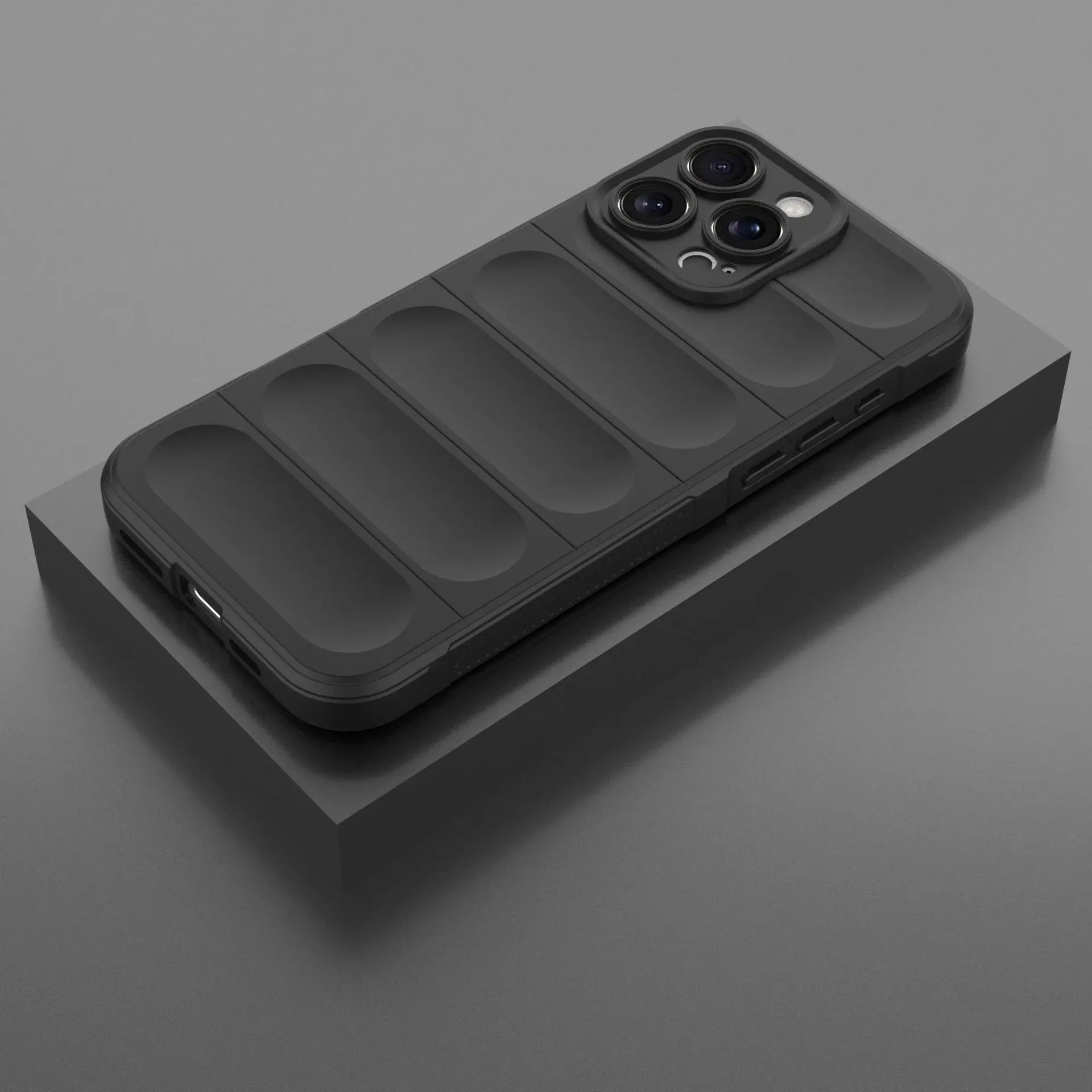 Anti-Fall Silicone Back Cover for iPhone – Soft Case for Air 16E through 17/16/15/14/13/12/11 Pro Max XS X 7 8 Plus