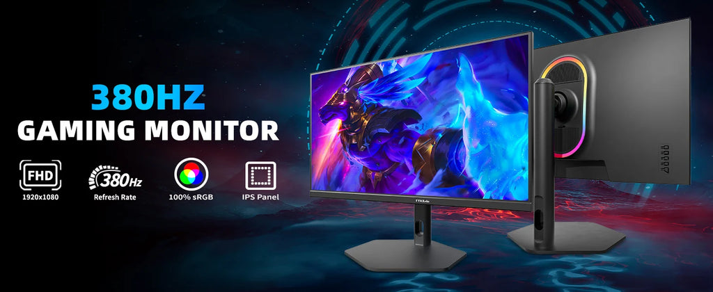 27 Inch 380Hz FHD IPS Gaming Display 0.5ms GTG Computer Monitor FreeSync HDR VESA Vertical Adjust