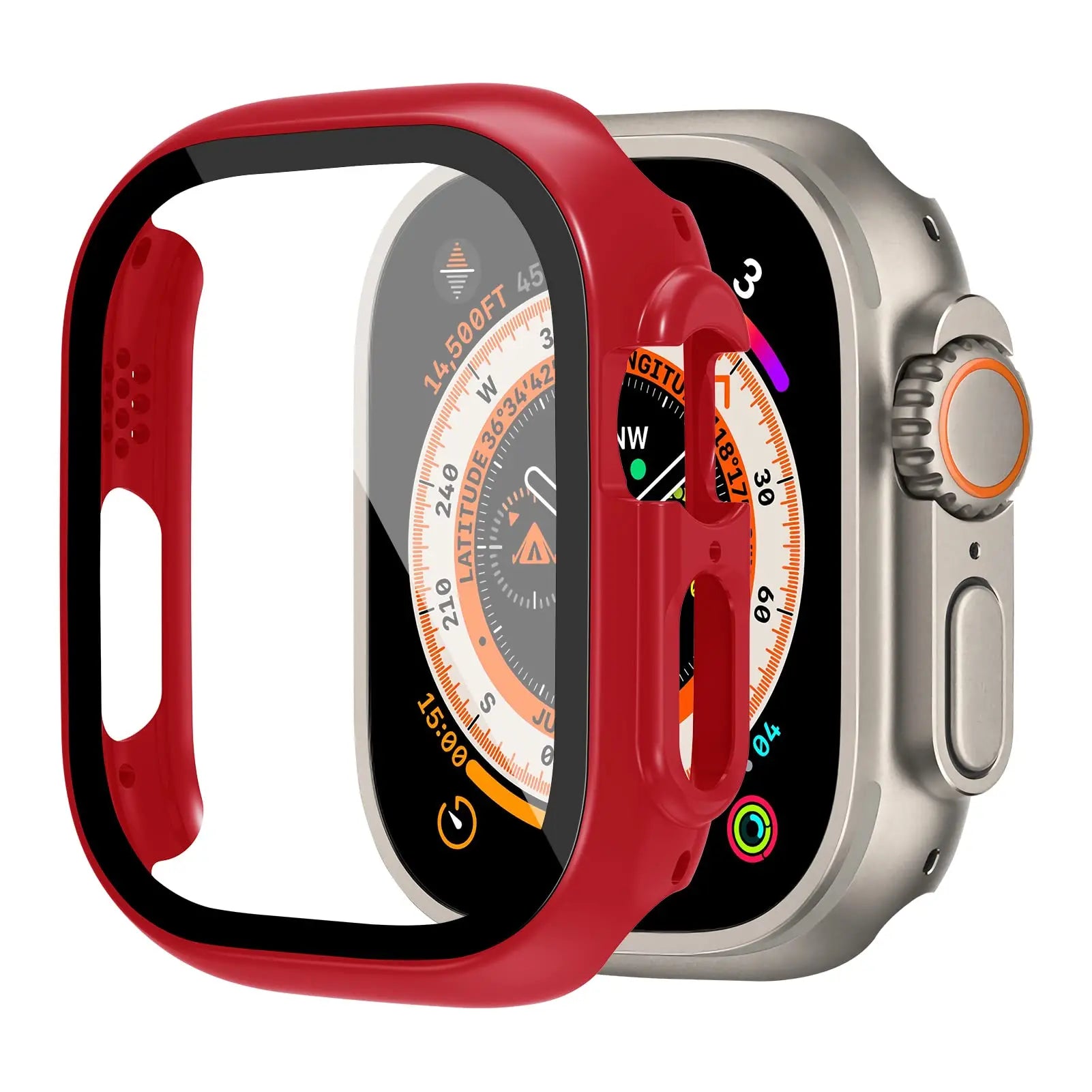 49mm Case for Apple Watch Ultra: Bumper + Glass Cover