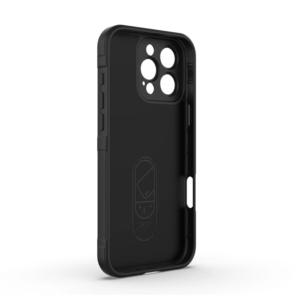 Anti-Fall Silicone Back Cover for iPhone – Soft Case for Air 16E through 17/16/15/14/13/12/11 Pro Max XS X 7 8 Plus