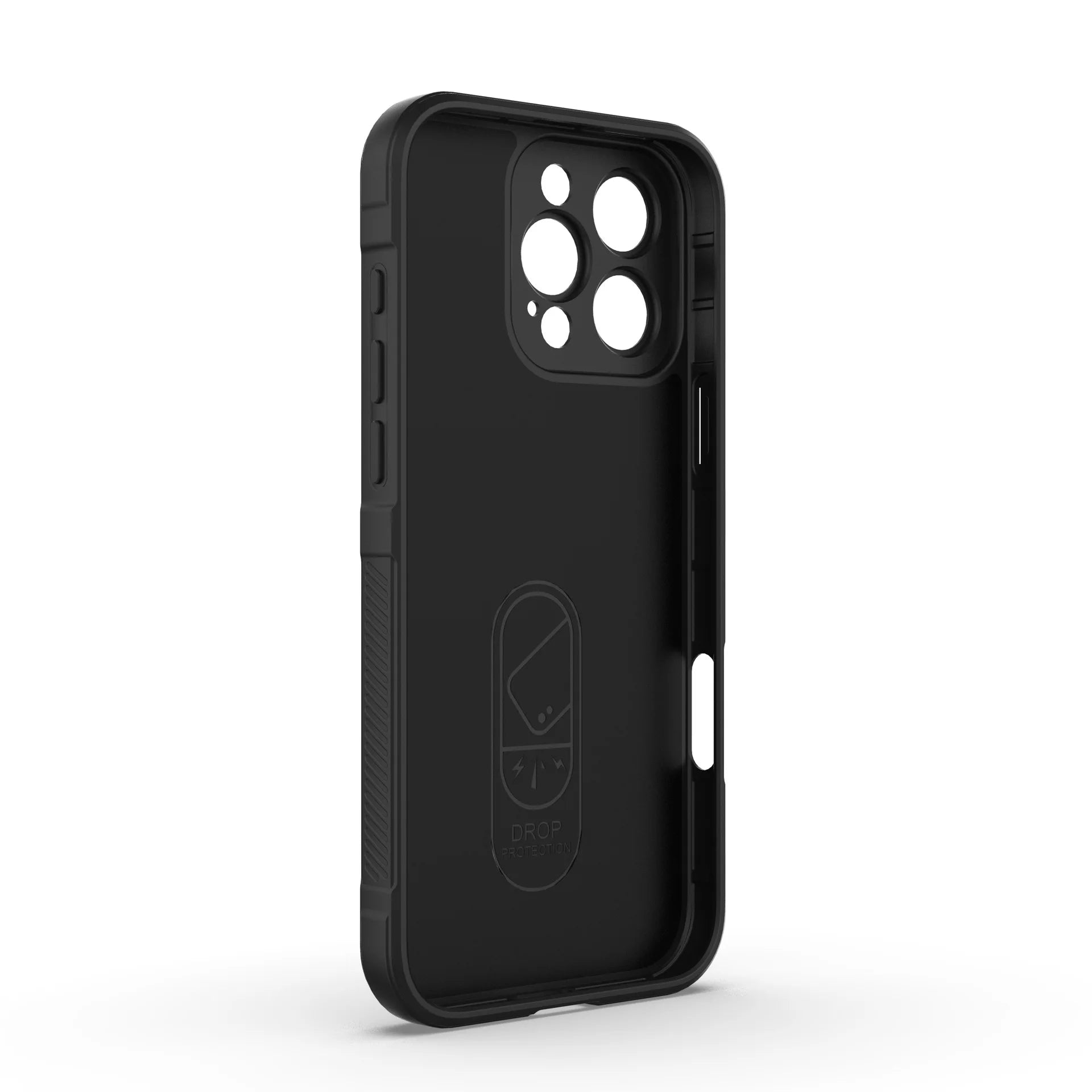 Anti-Fall Silicone Back Cover for iPhone – Soft Case for Air 16E through 17/16/15/14/13/12/11 Pro Max XS X 7 8 Plus
