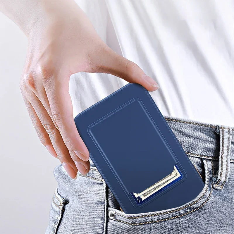 Soft Silicone Slot Wallet Card Holder Case for Samsung Galaxy (S24–S20 FE, Note20 Ultra, A51/A71/A54)