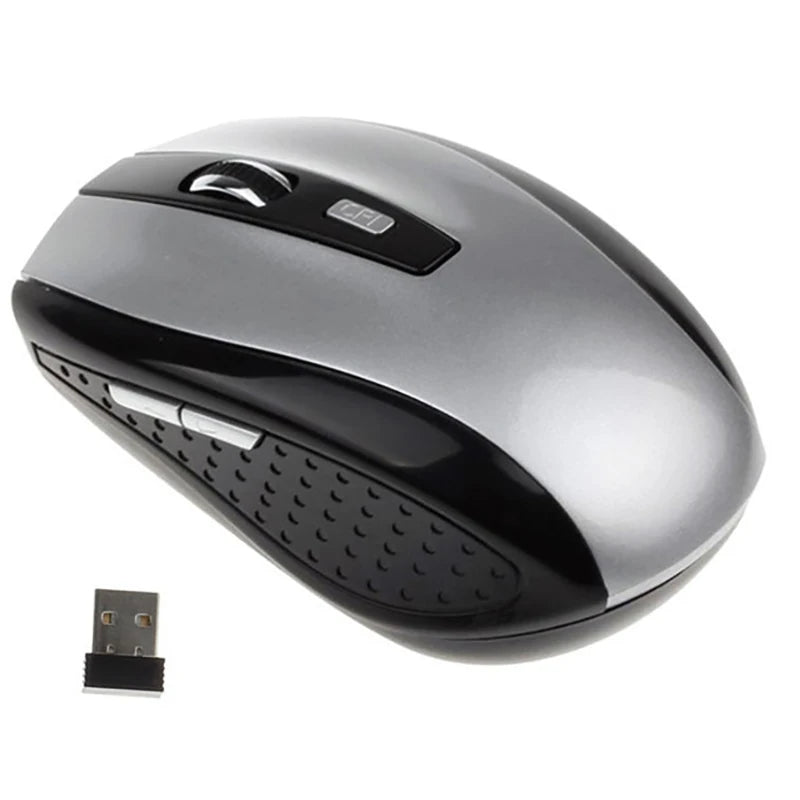 2.4G USB Red Optical Wireless Mouse 6D Computer Laptop Gaming Mouse Ergonomic Wireless Mouse