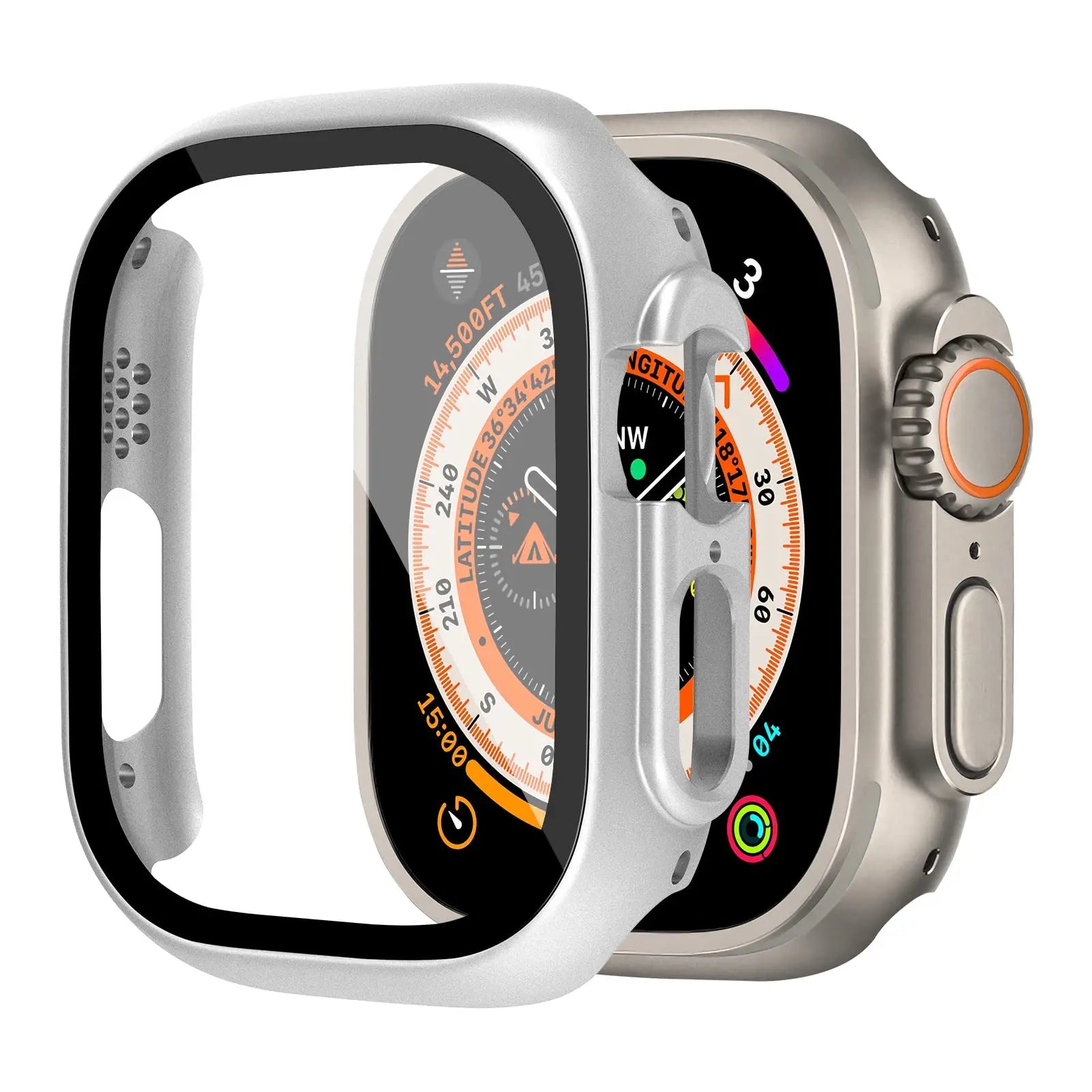 49mm Case for Apple Watch Ultra: Bumper + Glass Cover
