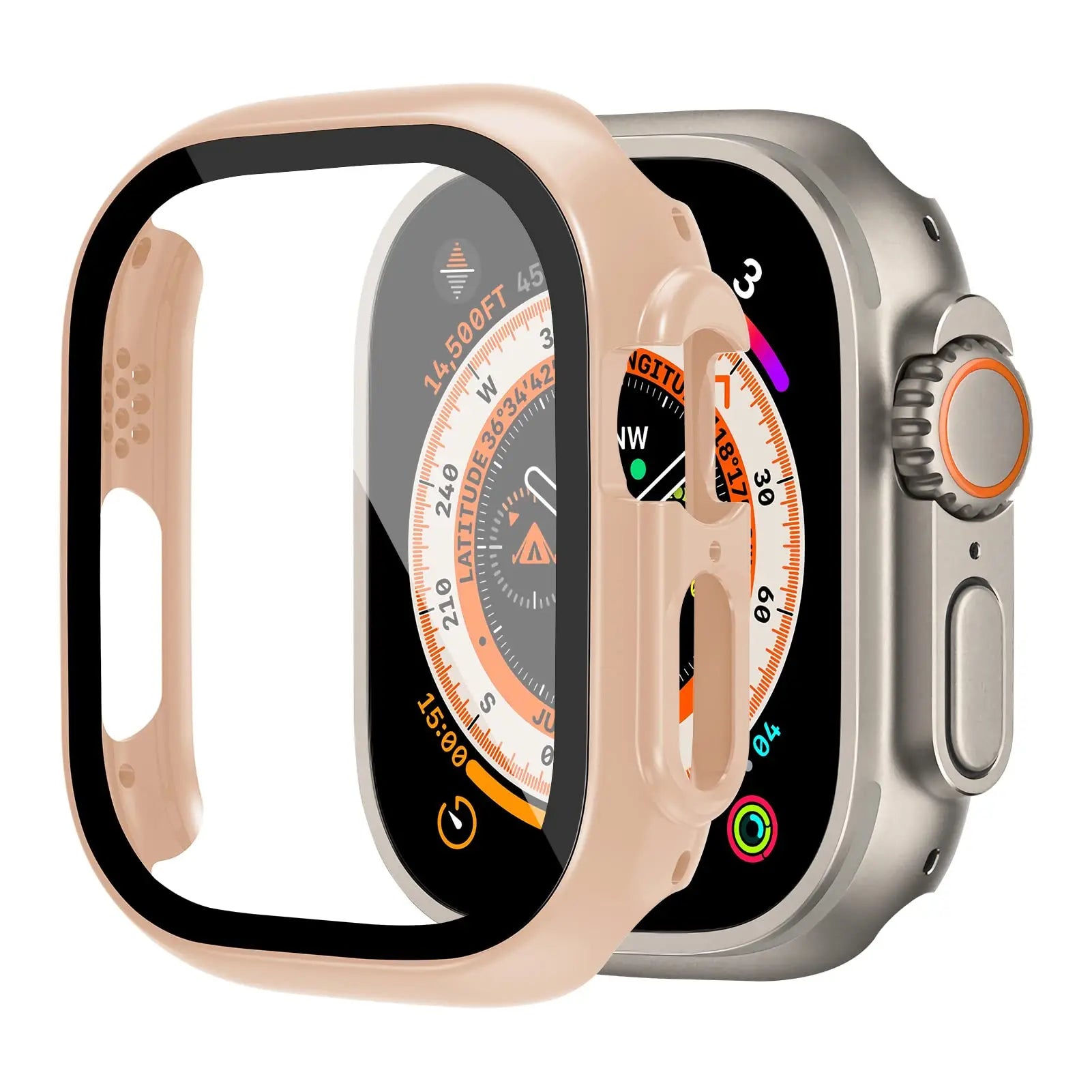 49mm Case for Apple Watch Ultra: Bumper + Glass Cover