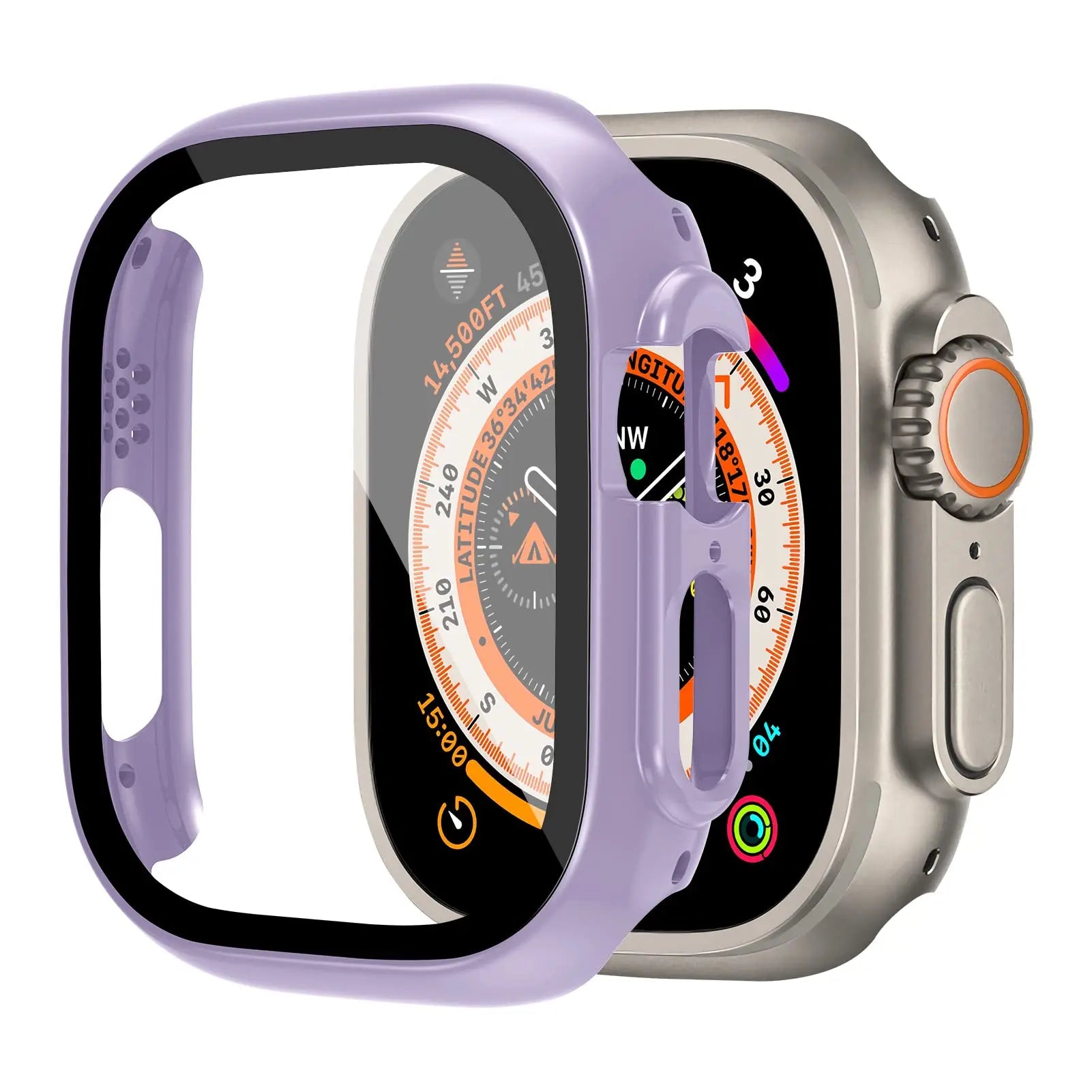 49mm Case for Apple Watch Ultra: Bumper + Glass Cover