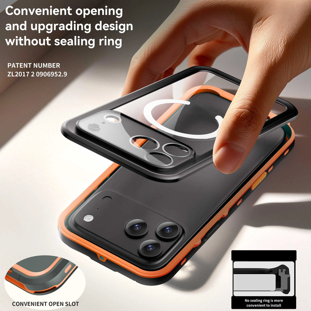 Professional IP68 Waterproof Case for iPhone 17 Series (Pro Max, Pro, Air) — Shockproof, Dustproof Protection