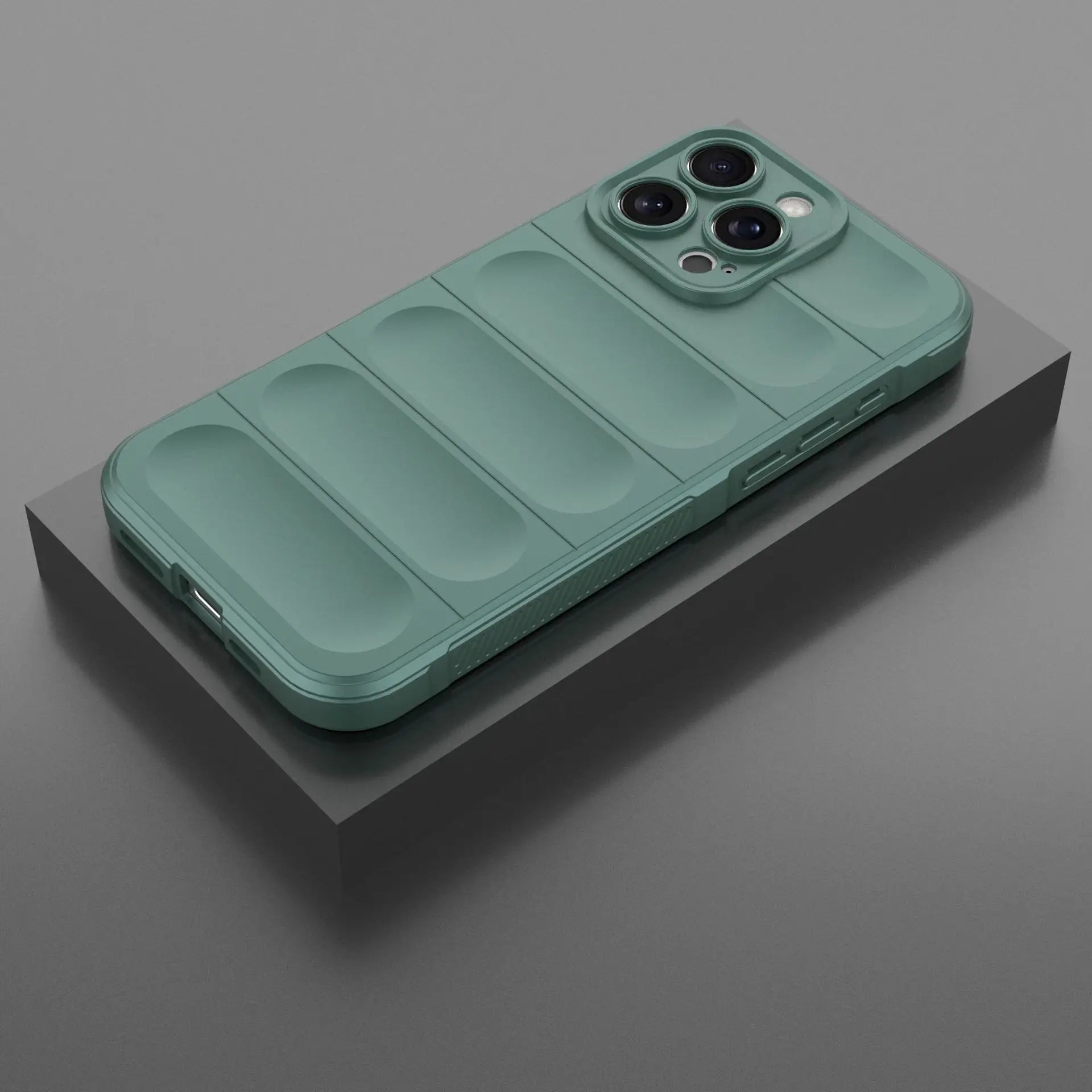 Anti-Fall Silicone Back Cover for iPhone – Soft Case for Air 16E through 17/16/15/14/13/12/11 Pro Max XS X 7 8 Plus