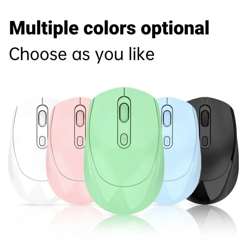 Bluetooth/2.4GHz Dual-Mode Wireless Mouse — Ergonomic, USB Receiver Included