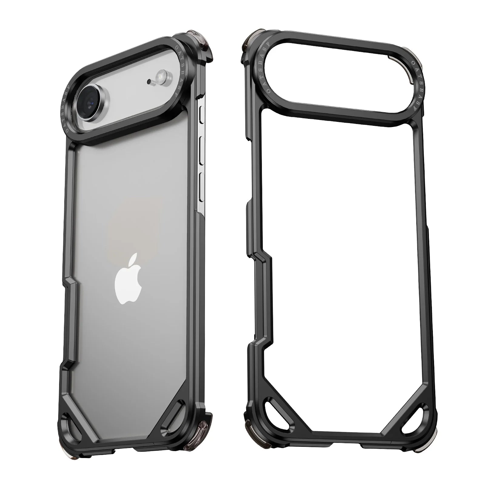 Ultra-thin Metal Phone Case for iPhone 17 Pro/Pro Max/17/14/15/13/12/11/Air — Minimalist Protective Case with Wireless Charging Support