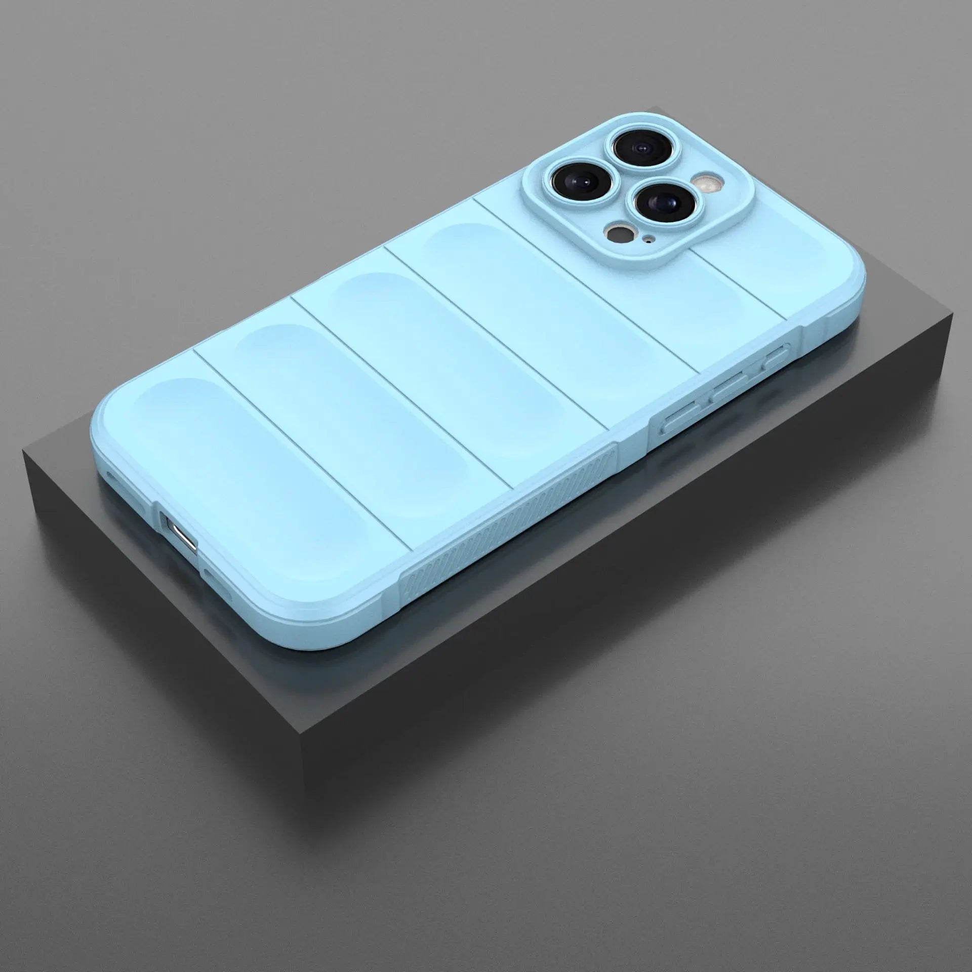 Anti-Fall Silicone Back Cover for iPhone – Soft Case for Air 16E through 17/16/15/14/13/12/11 Pro Max XS X 7 8 Plus
