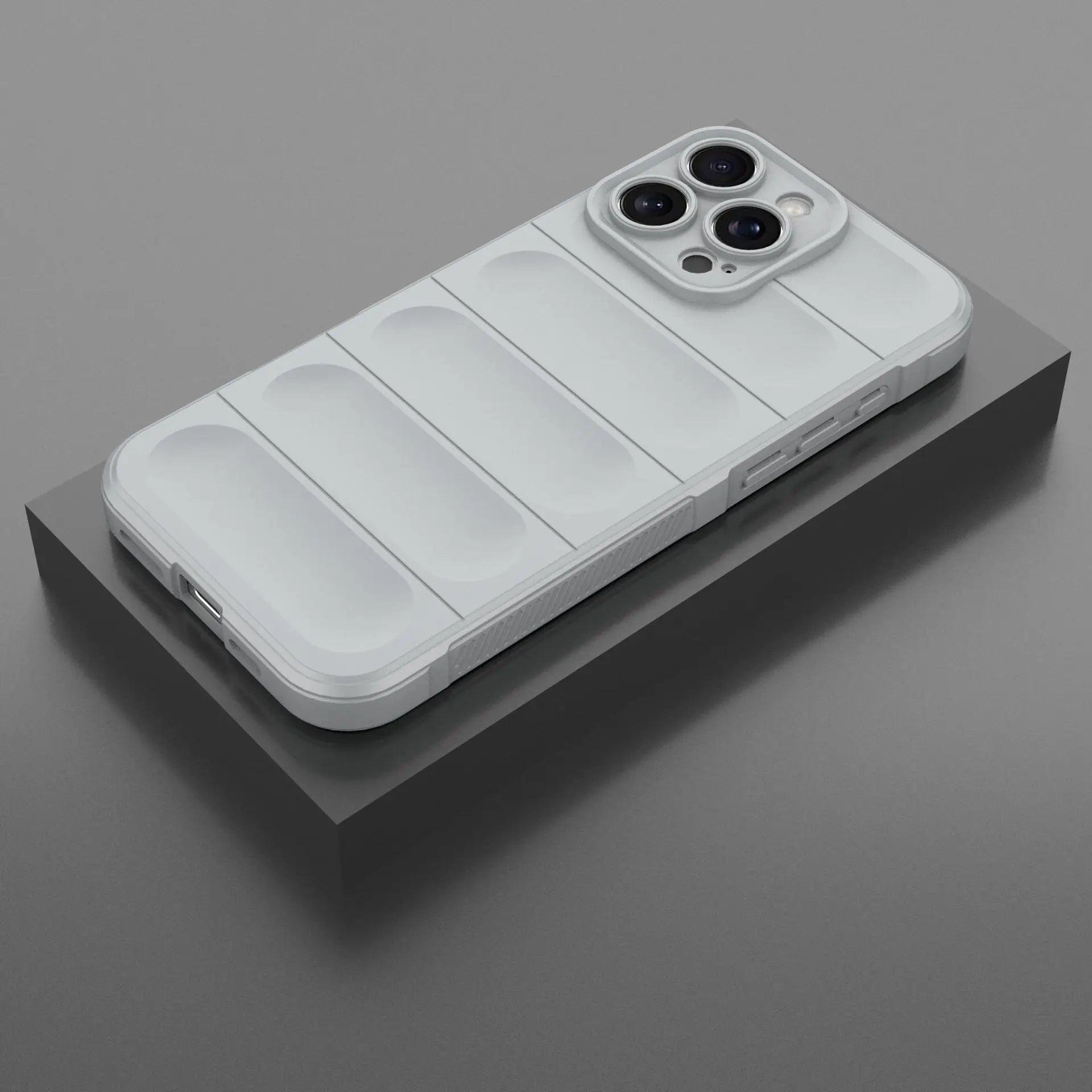Anti-Fall Silicone Back Cover for iPhone – Soft Case for Air 16E through 17/16/15/14/13/12/11 Pro Max XS X 7 8 Plus
