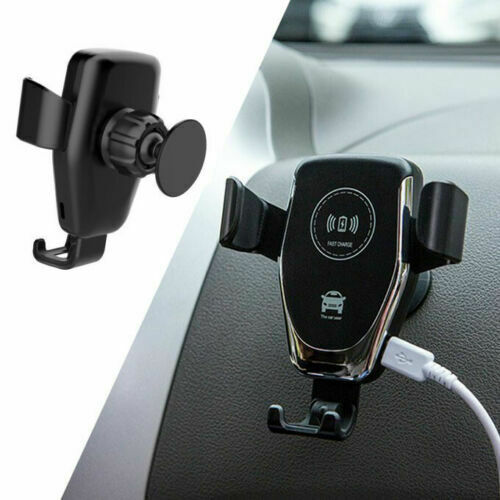 10W QI Wireless Fast Car Charger – Automatic Clamping Mount Holder